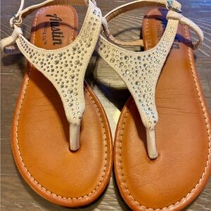 Austin Beige Youth Girl Sandals